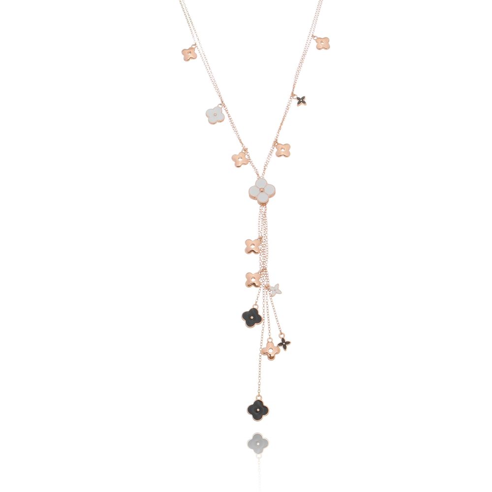 colar-longo-com-pingente-de-flor-esmaltado-banhado-em-ouro-rose-18k