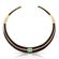 Choker-Rigido-Dourado-com-Pedra-Fusion-e-Esmaltado-Marrom---CO01011346DOES