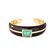 Bracelete-Rigido-Dourado-com-Pedra-Fusion-e-Esmaltado-Marrom---PU03030290DOES