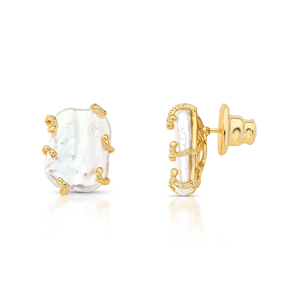 Brinco-de-Perola-Natural-Dourado-com-Garra-Dourada-–-BR09010104DOPB