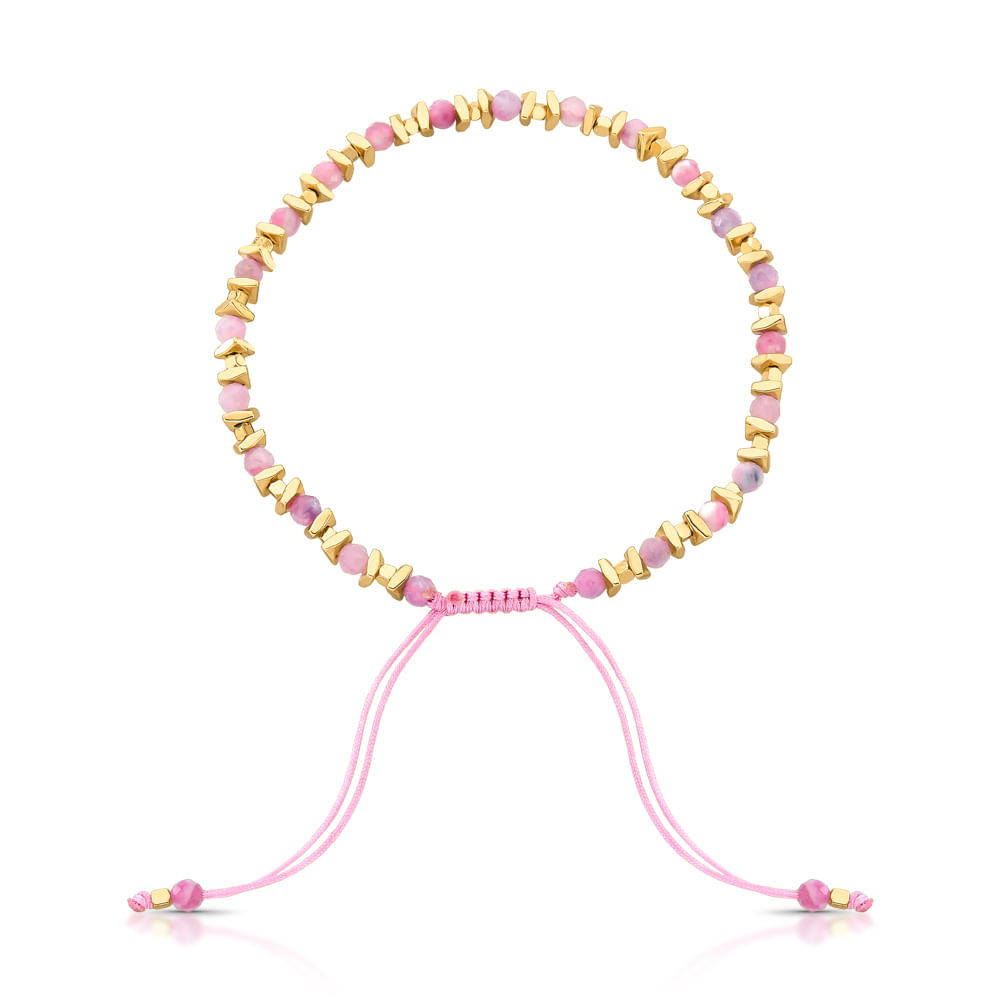 Pulseira-Ajustavel-Dourada-com-Turmalinas-Rosa-–--PU02010428DOTR